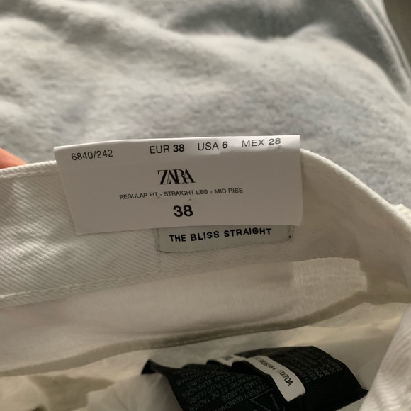 Zara the bliss straight jeans size 6 - Picture 4 of 5